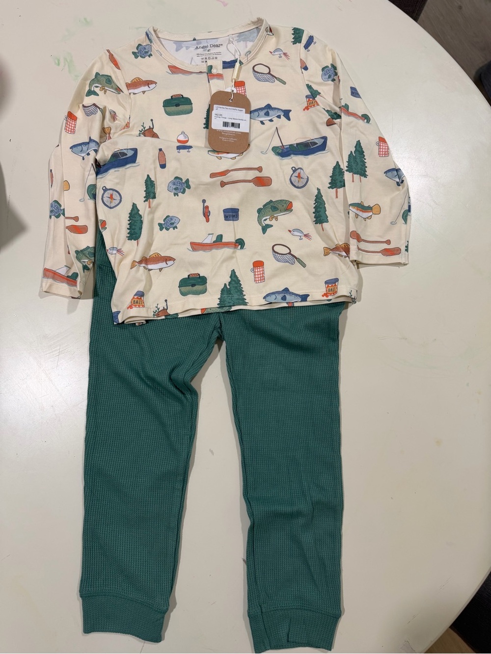 Angel Dear Fishing Bamboo Lounge Set, NWT